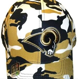 Los Angeles Rams Camo Camouflage Adult Stretch Fit One hat New Nfl